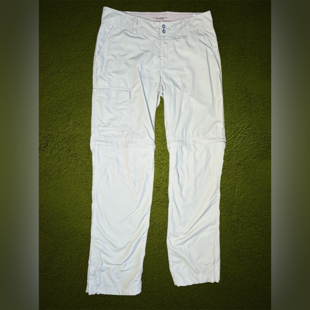 Columbia PFG Pants Convertible Shorts Pockets SPF Hiking Camping Outdoor Active
